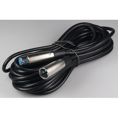 XLR connection cable 10 m symmetrical for DMX 512 suitable