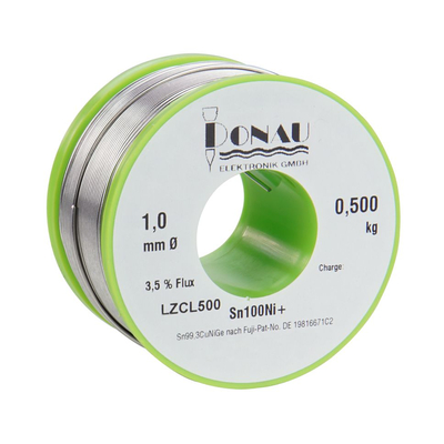 L�tzinn CLEAR �1mm Sn100Ni+ Spule 500g - LZCL500