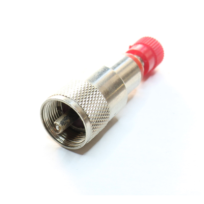 UHF plug / 4mm banana jack adapter