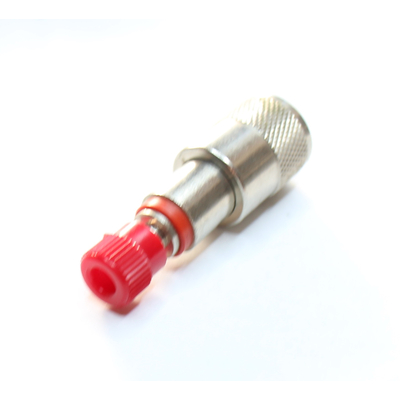 UHF plug / 4mm banana jack adapter