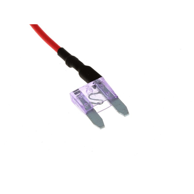 MINI Flachsicherung  3A mit Kabel 1mm�