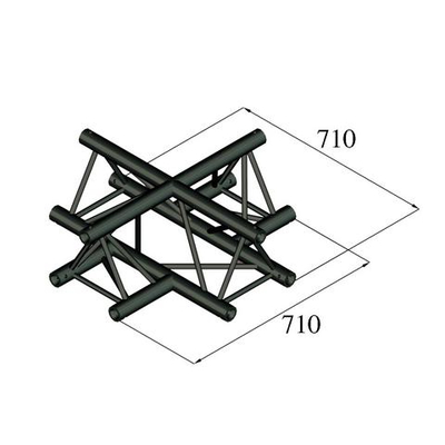 3-point truss system - TRILOCK S-PAC-41 4-way cross