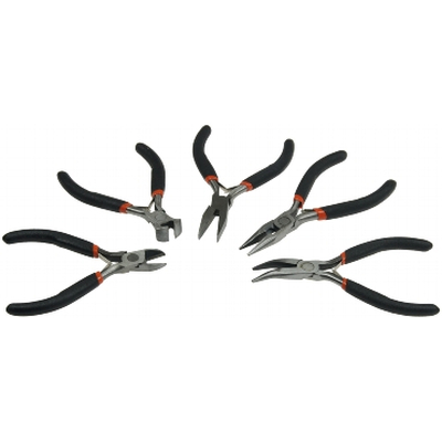 Zangen-Set 120mm isolierte Griffe feder�ffnend  (5 teilig)