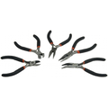 Zangen-Set 120mm isolierte Griffe federffnend  (5 teilig)