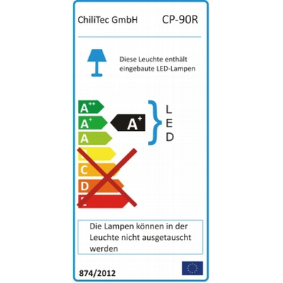 LED Licht-Panel   5W warmwei� 2900K IP54 - CP-90RW