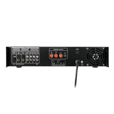PA mixing amplifier with MP3 player and IR remote control 180 Wrms - MP-180P