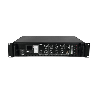 6 Zonen ELA Mischverst�rker mit MP3-Player & IR-FB 120 Wrms - MPZ-120.6P
