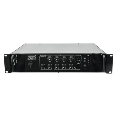 6 zone PA mixing amplifier 250 Wrms - MPZ-250.6