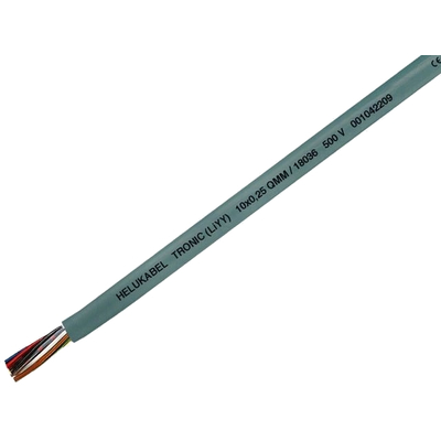 Control line cable 6 x 0.5mm Cu TRONIC LiYY 18089 gray PVC