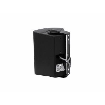 2-way PA wall speaker with mount 100V 20Wrms black - WP-4W sw