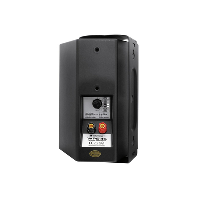 2-way PA wall speaker with holder 100V  20Wrms black - WP-4S