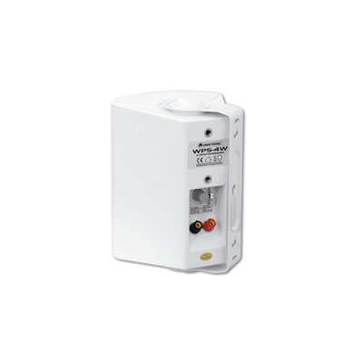 2-way PA wall speaker with holder 100V 20Wrms white - WP-4W