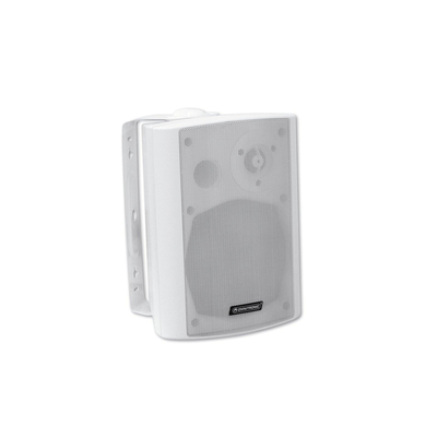 2-way PA wall speaker with holder 100V 30Wrms white - WPS-5W