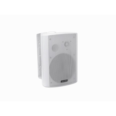 2-way PA wall speaker with holder 100V  40Wrms white - WP-6W