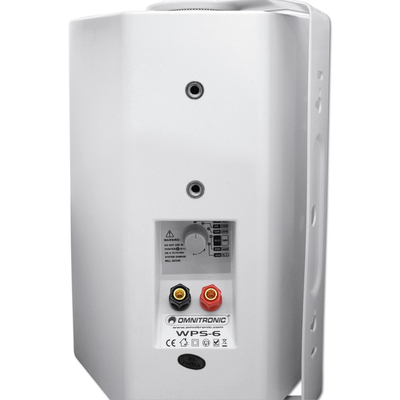 2-way PA wall speaker with bracket 100V 80Wmax - WPS-6W