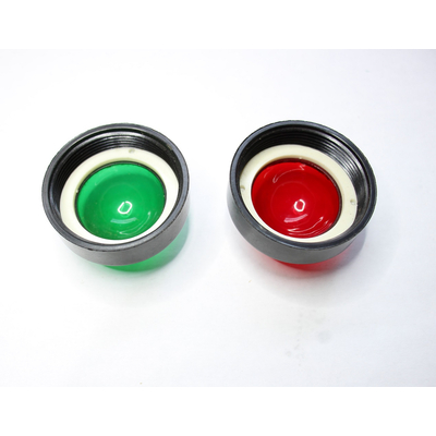 Kotrollleuchtten Abdeckung rot und gr�n �45mm