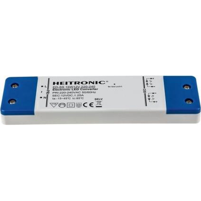 LED Netzteil / Treiber 12 Volt  15 Watt Super SlimLine -...