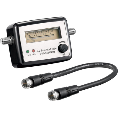 Satellite finder with mechanical display