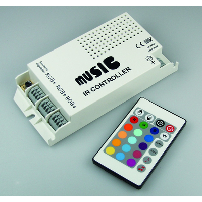 RGB-Kontroller mit IR Ferbedienung 12V / 60W max mit...