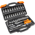 Steckschl�ssel- und Bitsatz 46 teilig 1/4 Zoll Knarre...