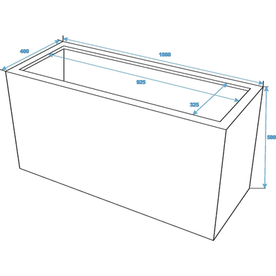 LEICHTSIN CUBE-50 schwarz, glnzend