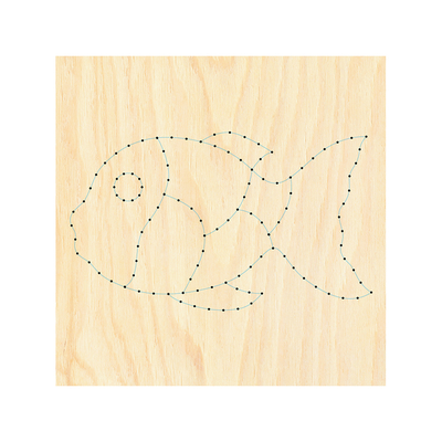 Nagelbild Fisch - M-NB4