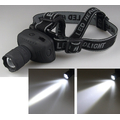 LED headlamp with focusing 1W