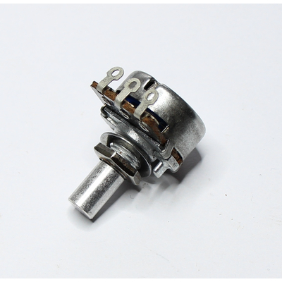 Potentiometer axial mono  220K log 6mm Metallachse - Telpod