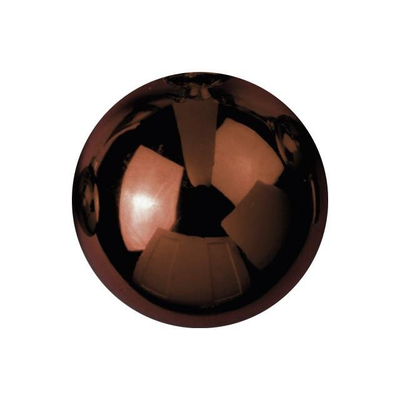 Decorative ball 3.5cm brown shiny