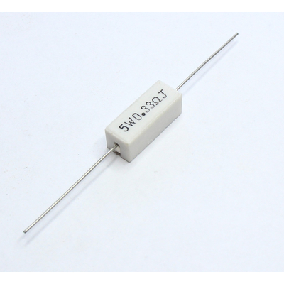 Hochlast Zementwiderstand       0,33 Ohm  5W  5%