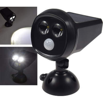 LED Solar Strahler mit Bewegungsmelder neutralwei�