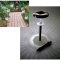 LED-Solarleuchten mit Erdspie 10er Set kaltweit 6000K...