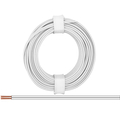 Zwillingslitze 2 x 0,14mm�   5m wei�/wei�