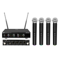 License-free 4-channel wireless microphone system - UHF-E4