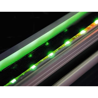 LED strip green 300 LEDs 5m splash water protected IP44