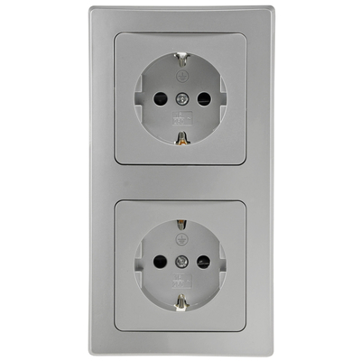 Safety Sockets 250VAC 16A incl. double Frame Push-fit Terminals