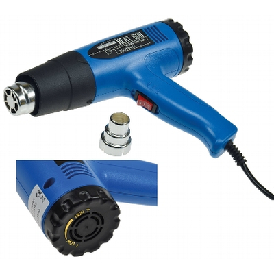 Heated air blower  max. 1800W temperature continuously...
