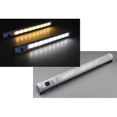 LED base light with motion detector warm white; Battery...