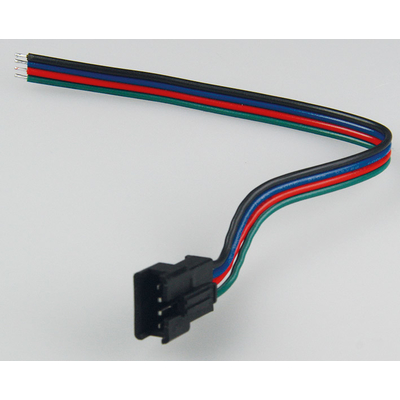 Anschlusskabel 4 polig Stecker fr RGB LED-Stripes 15 cm