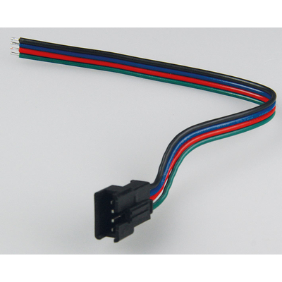 Anschlusskabel 4 polig Stecker f�r RGB LED-Stripes 15 cm