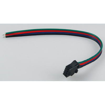 Connection cable 4 pole for RGB LED stripes 15 cm
