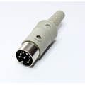 DIN connector male  8 pin 262� - MAS80SGR