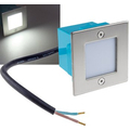 LED-Einbauleuchte  1,5W Edelstahl-Front - Cuadrado Q9