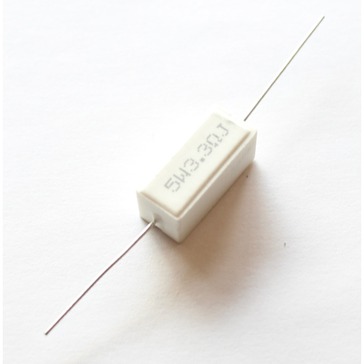      High-load cement resistor   3.3 Ohm 5 watts 5% - LSR-33/5A