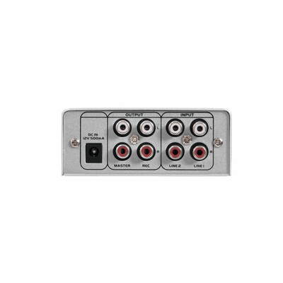 2 Kanal DJ Mini-Mixer - GNOME-202 silber