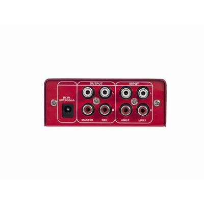 2 Kanal DJ Mini-Mixer - GNOME-202 rot