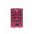 2 channel DJ mixer in miniature design - GNOME-202 red
