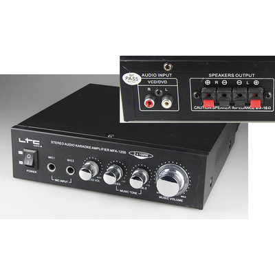 Klein-Stereoverstärker MFA 1200 schwarz