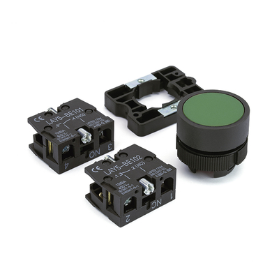 Push button flush green 1 x (on) + 1 x (off)