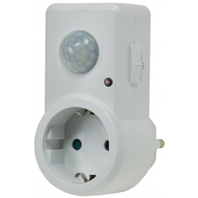 Zwischenstecker mit PIR  Bewegungsmelder 120� 7m...
